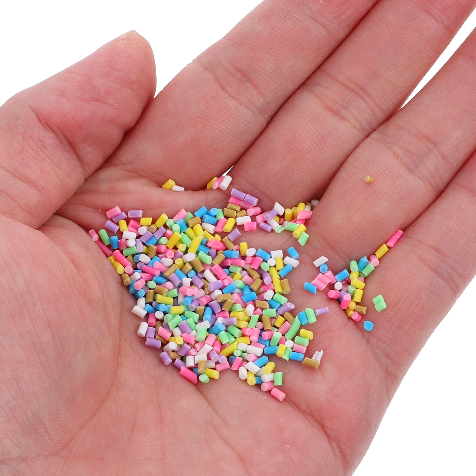 Craft Embellishment - 100 Pezzi di Decorazioni in Argilla