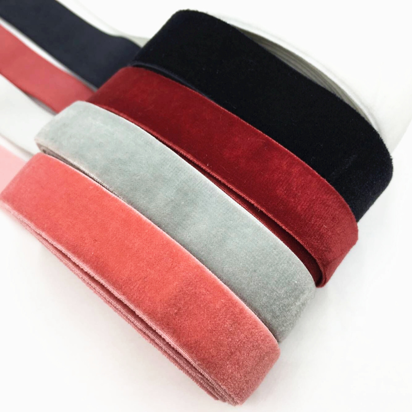 Velvet Ribbon Roll - 15mm 5 metri fascia elastica in
