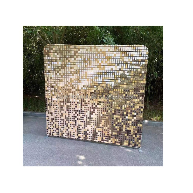 Sequin Fabric Panel - Cover posteriore speciale per arco in