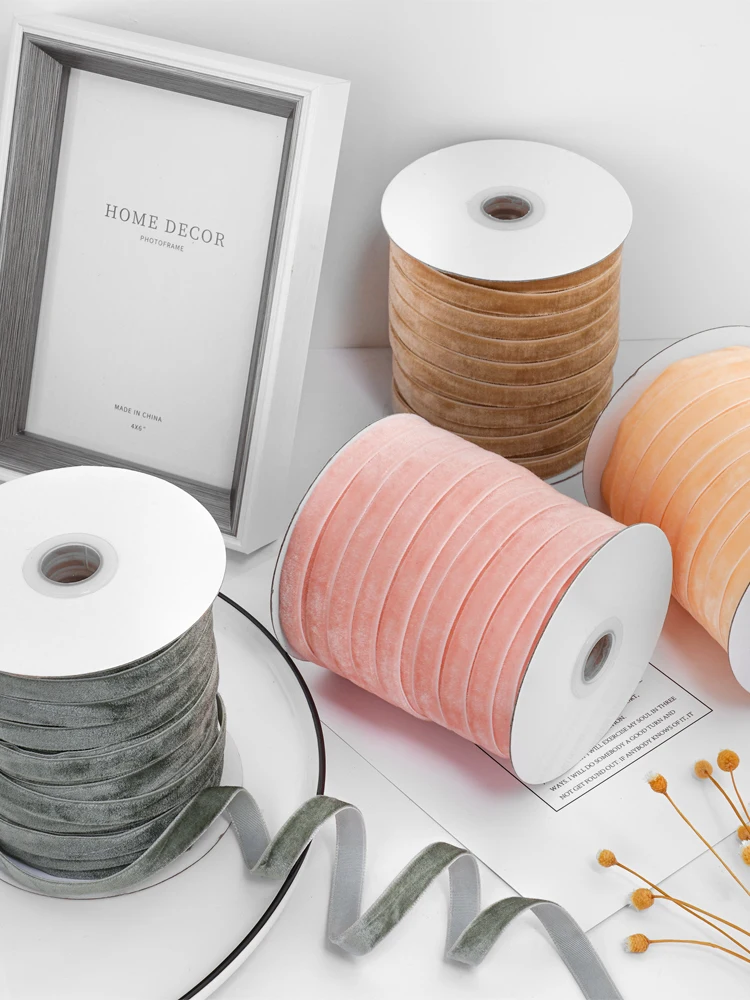 Velvet Ribbon Roll - Nastro di velluto da 50 yarde