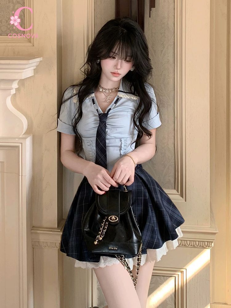 Elastic Lace Trim - Nuovo Set Estivo Preppy Y2K 2
