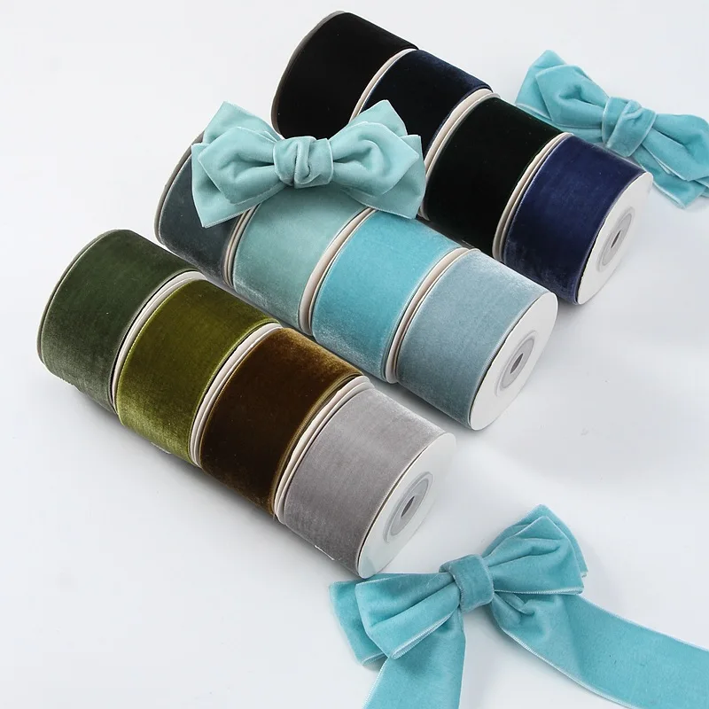 Velvet Ribbon Roll - Classico 5 metri 6mm-38mm Nastro di