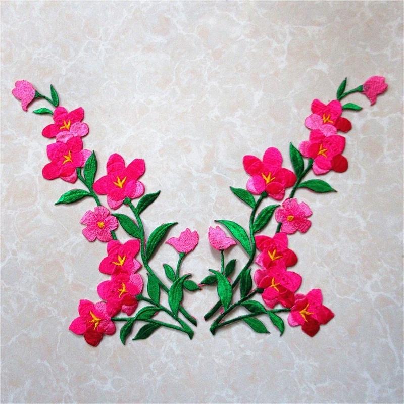 Applique Patch Flower - 1/2 pz bella toppa fiore blu