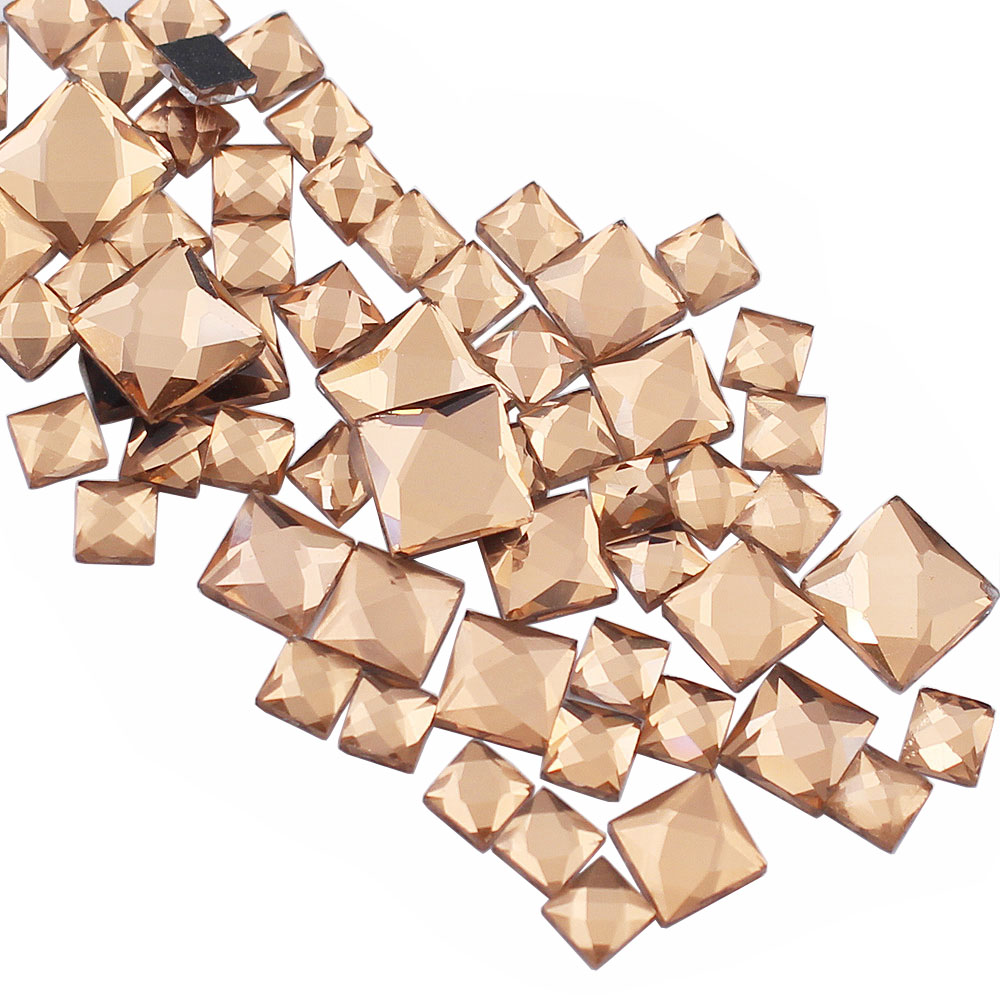 Hotfix Rhinestone Sheet - Strass Termoadesivi Quadrati da 5mm, 8mm,