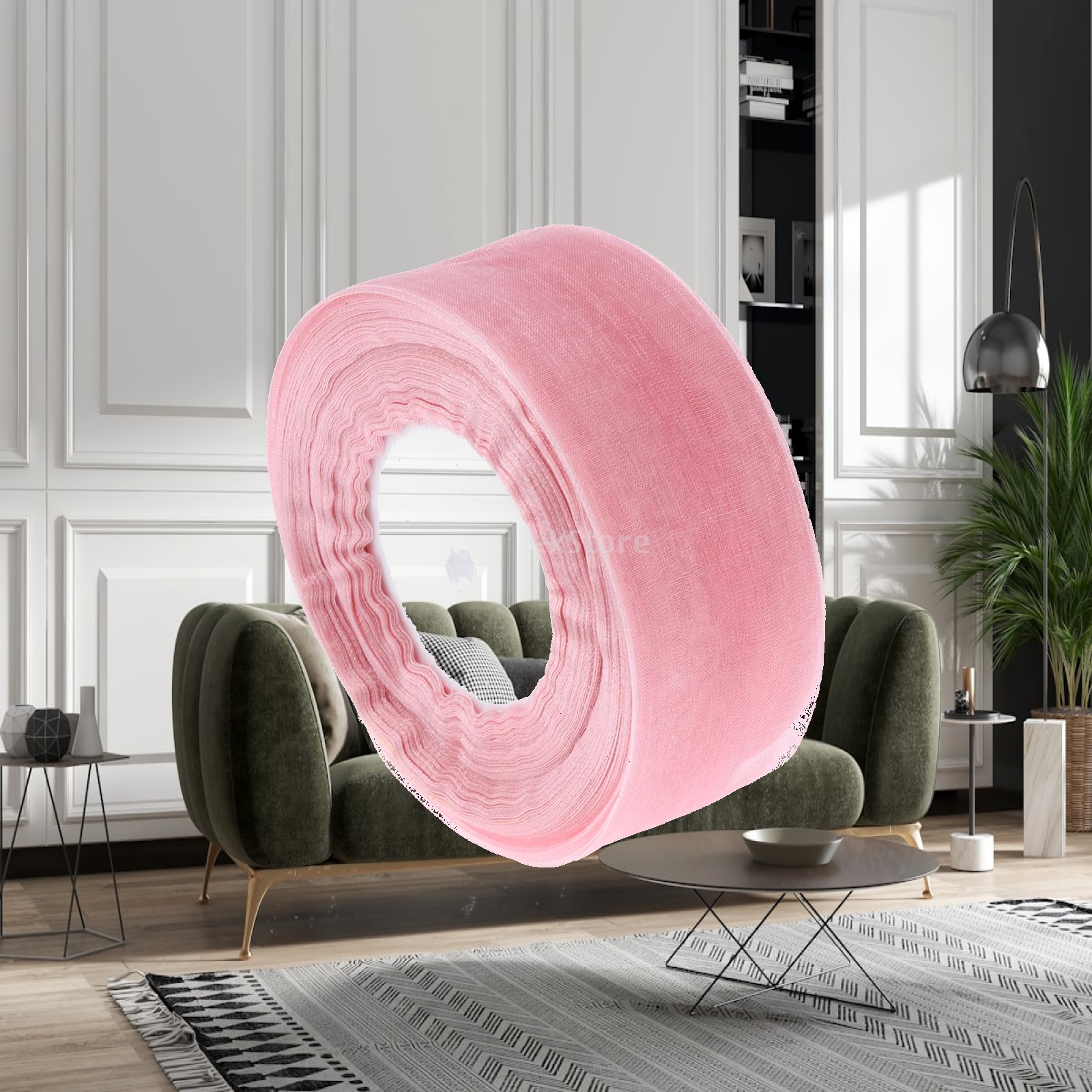 Organza Ribbon Spool - Nastro in organza trasparente con fiocco