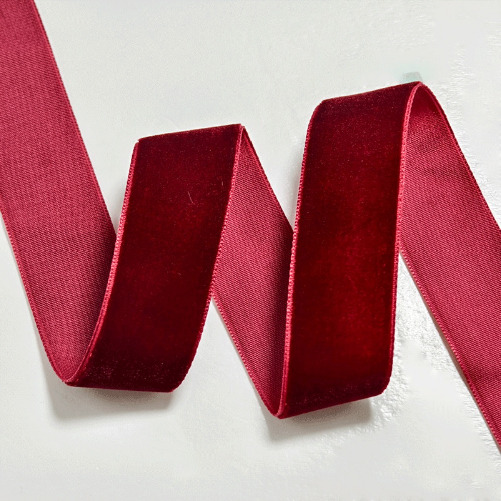 Velvet Ribbon Roll - 5 metri/rotolo nastro di velluto fai