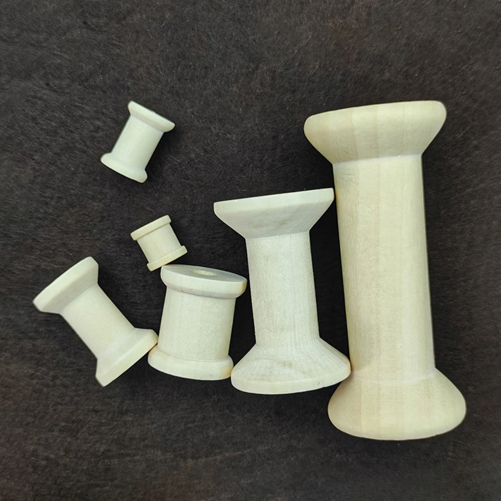 10/5Pcs Mini bobine di legno b - Organza Ribbon Spool recensione e prezzo