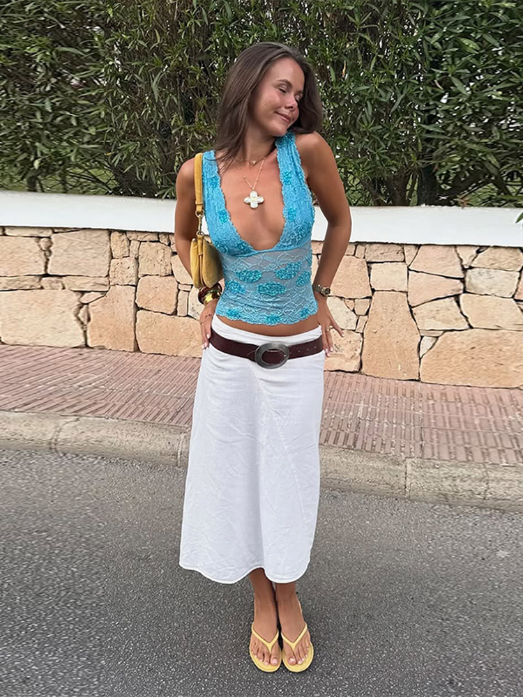 Completo Estivo da Donna 2026: - Elastic Lace Trim recensione e prezzo