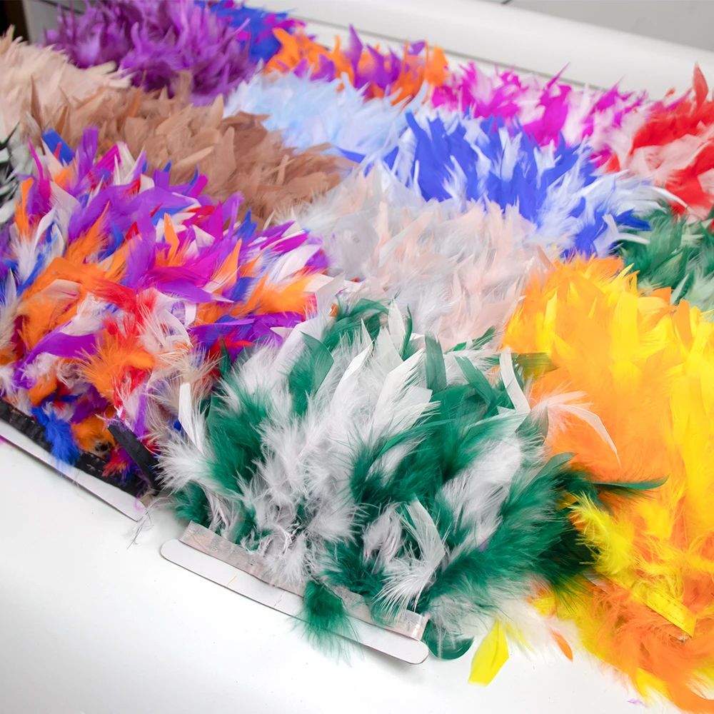 Nastro di piume di tacchino bi - Feather Trim Marabou recensione e prezzo