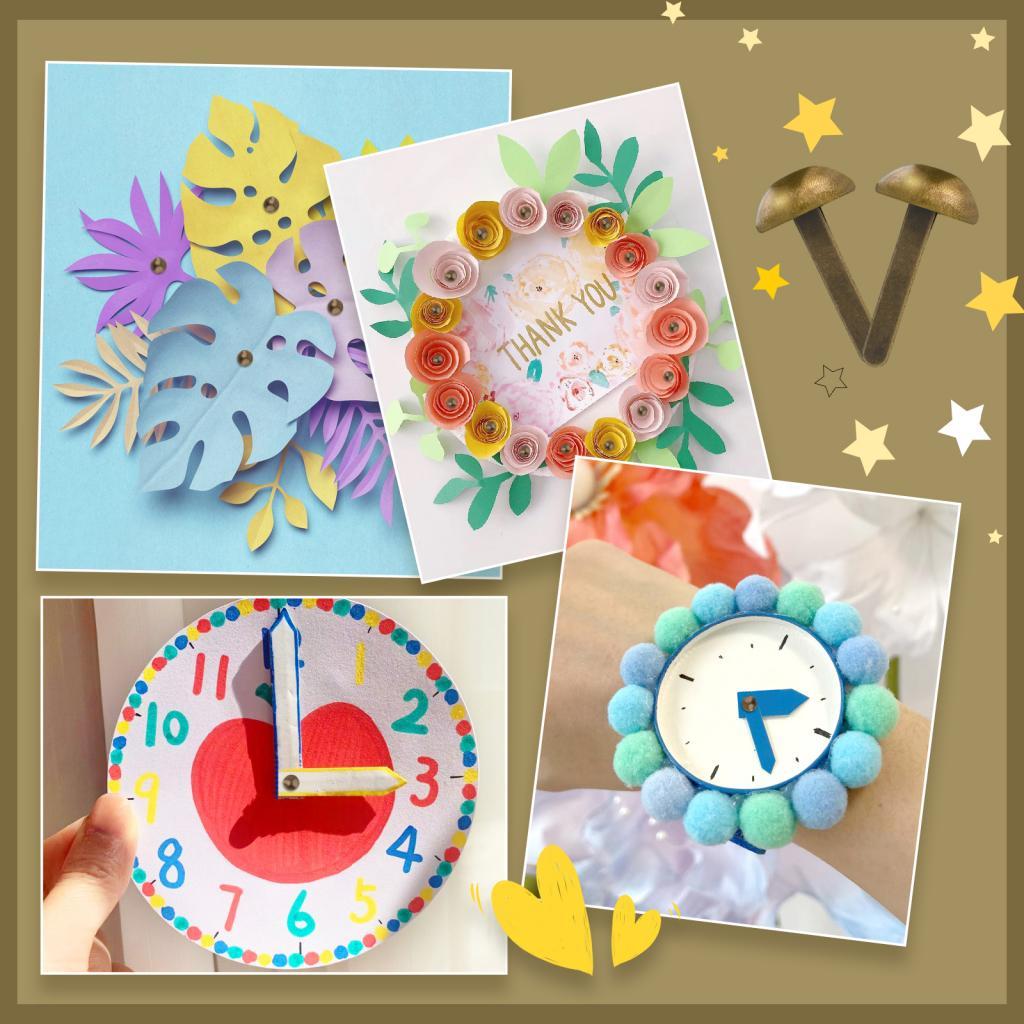 Mini Brads in Metallo Argentat - Embellishments For Scrapbooking recensione e prezzo