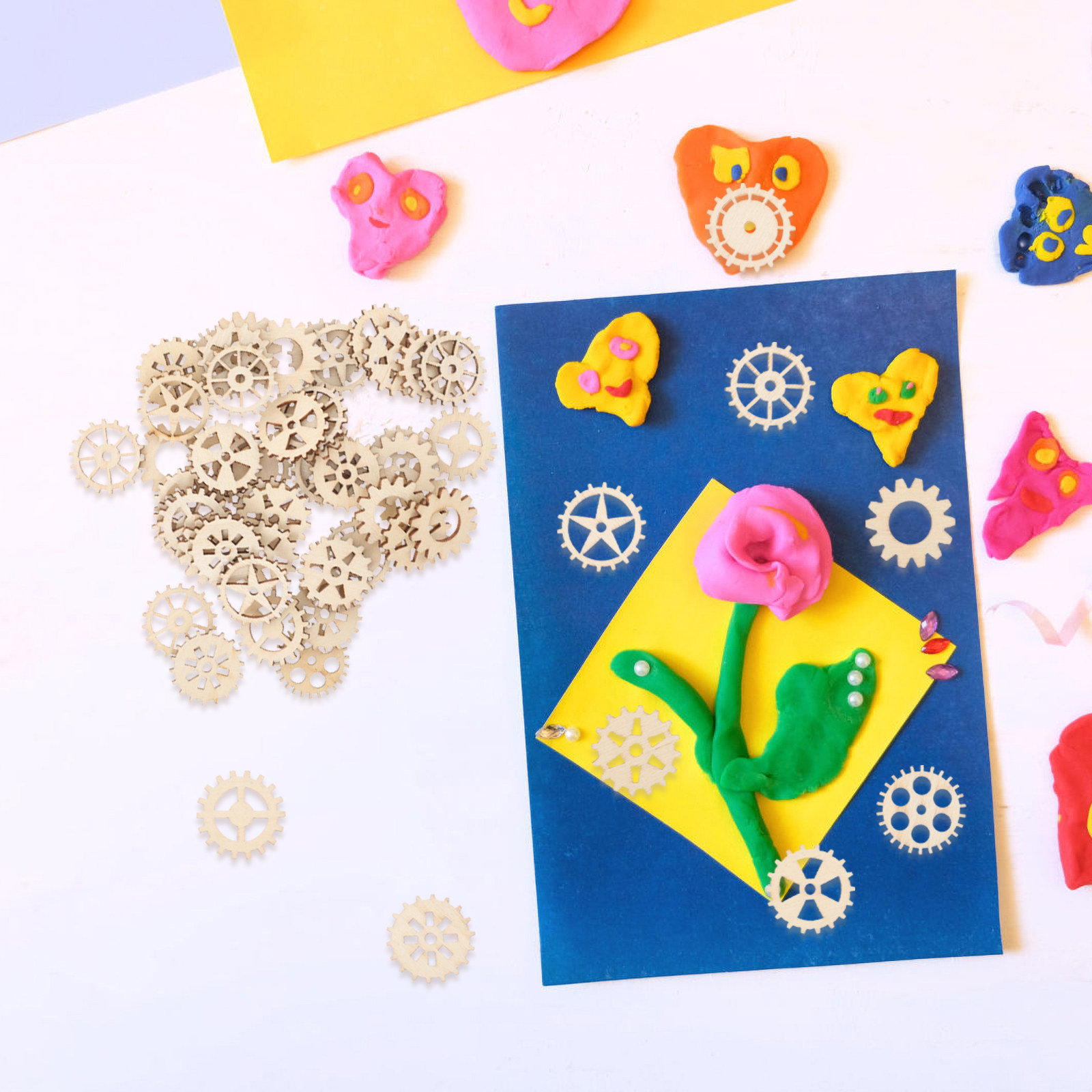 100 Pezzi di Ingranaggi in Leg - Craft Embellishment recensione e prezzo