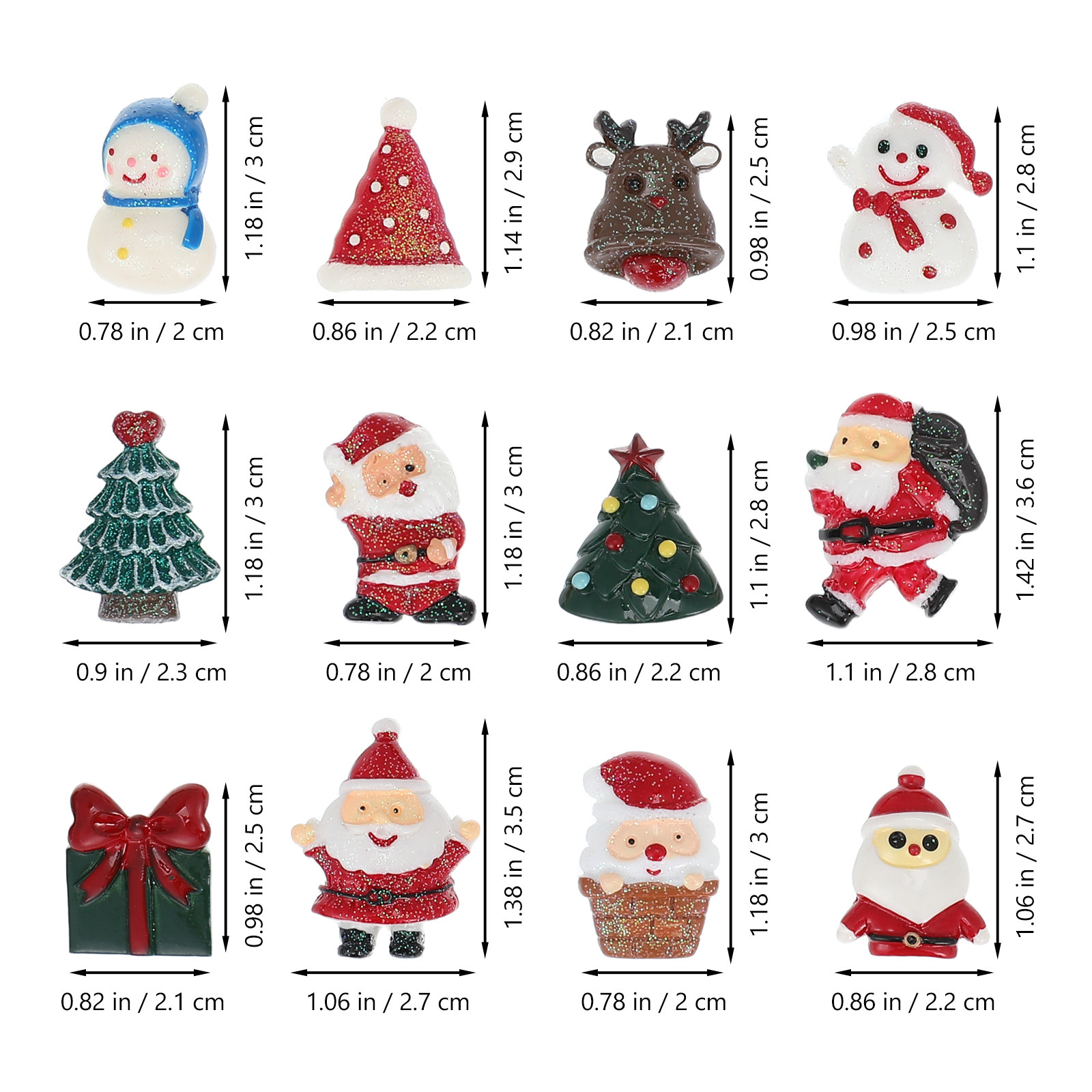 50 pezzi di ornamenti natalizi - Craft Embellishment recensione e prezzo