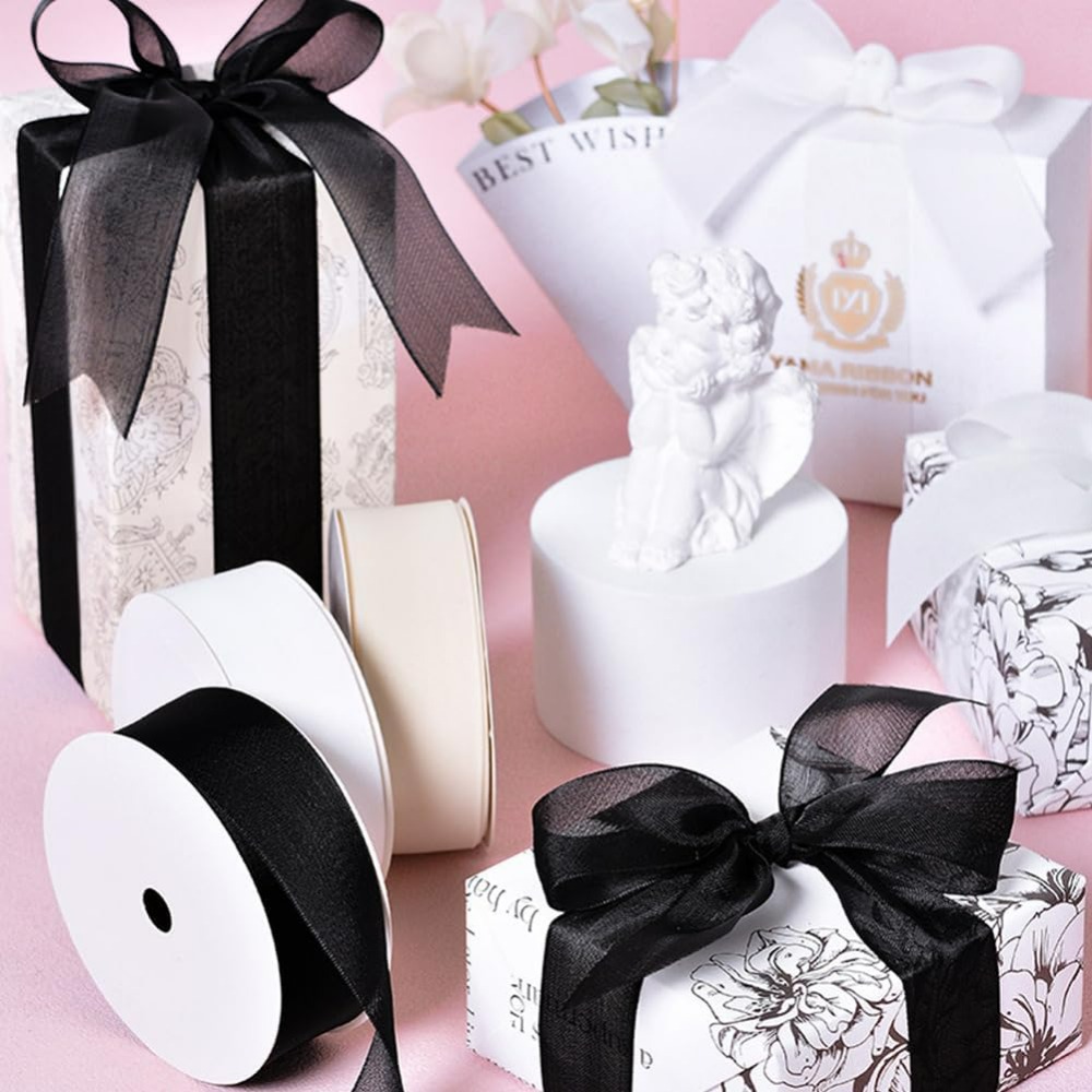 Nastro di organza nero da 1 po - Organza Ribbon Spool recensione e prezzo