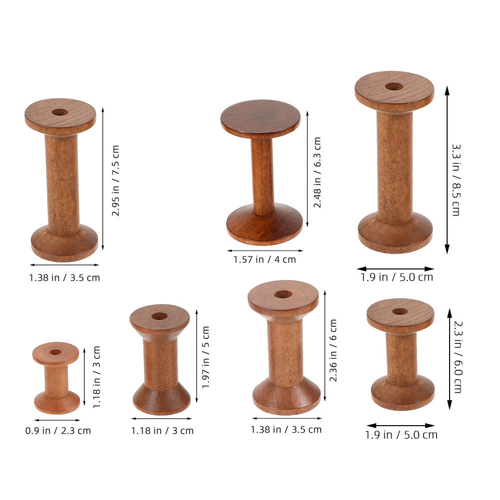 Set di 7 Rocchetti in Legno Vi - Embroidery Craft recensione e prezzo