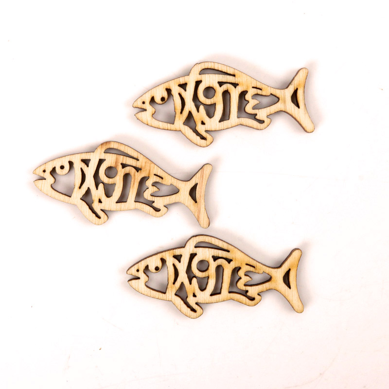 Legno carino a forma di pesce  - Embellishments For Scrapbooking recensione e prezzo