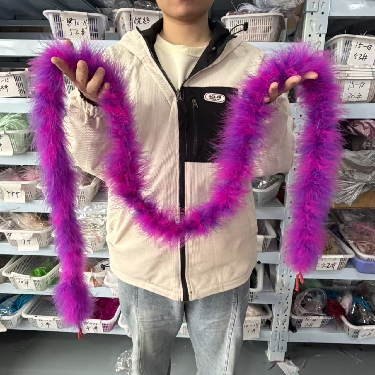 Boa di Piume di Marabù Multico - Feather Trim Marabou recensione e prezzo