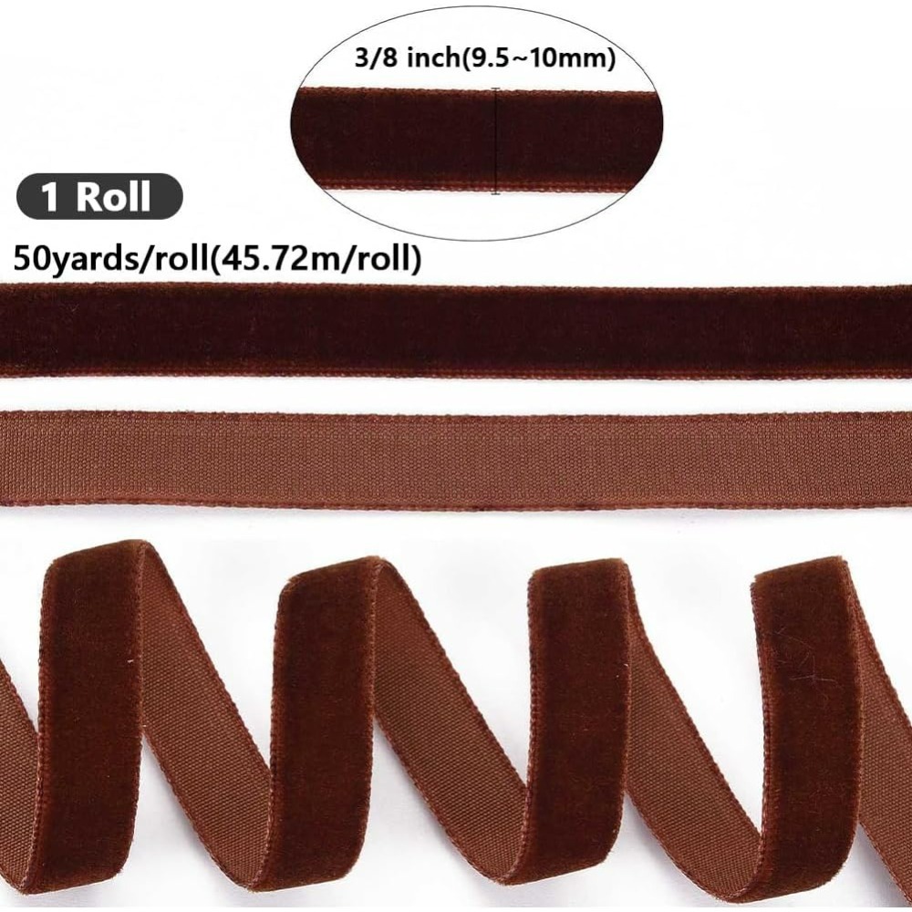 50 metri 3/8 pollici nastro di - Velvet Ribbon Roll recensione e prezzo