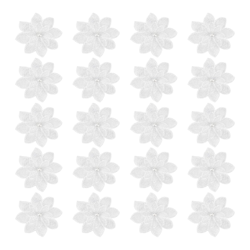 Confezione da 20 toppe decorat - Applique Patch Flower recensione e prezzo