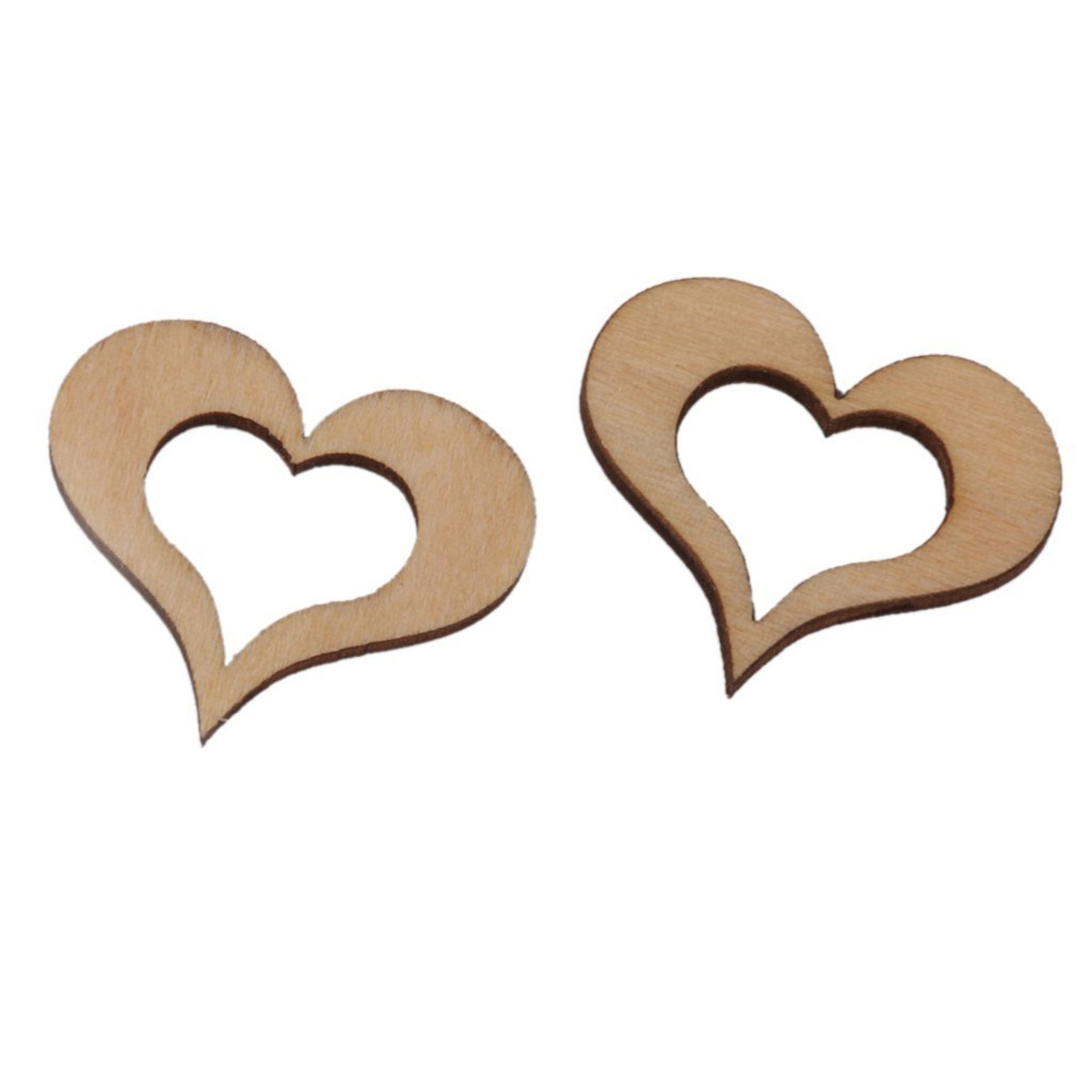 50 Pezzi Dischi a Cuore in Leg - Embellishments For Scrapbooking recensione e prezzo