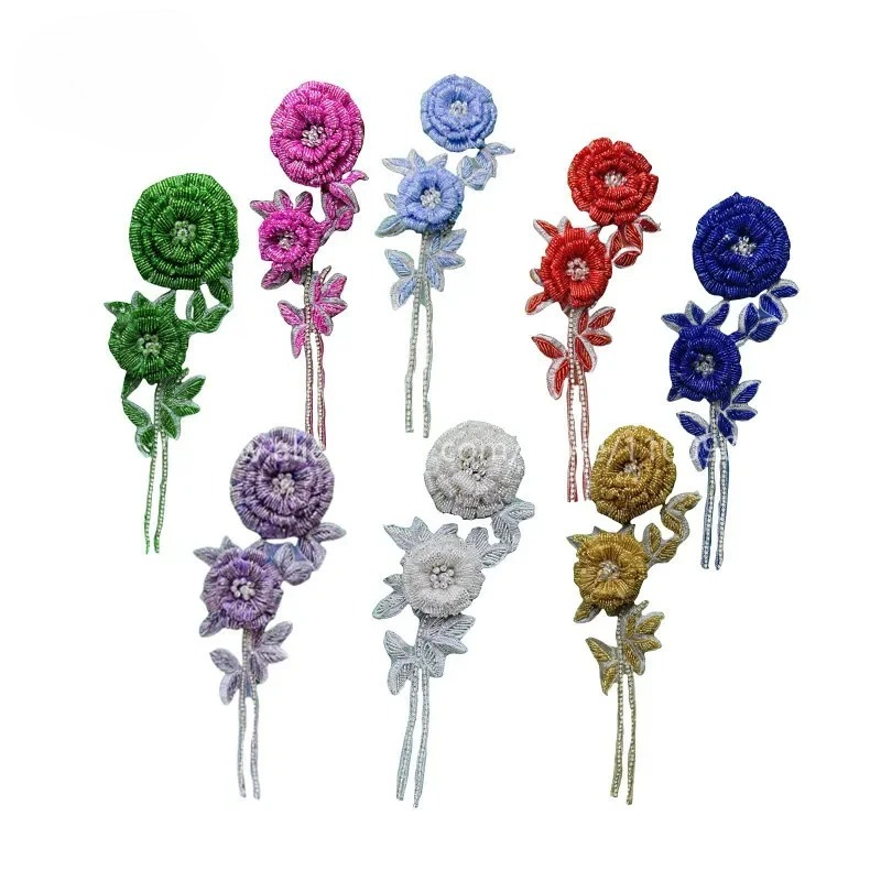 NUOVI fiori al seno rosa con p - Applique Patch Flower recensione e prezzo
