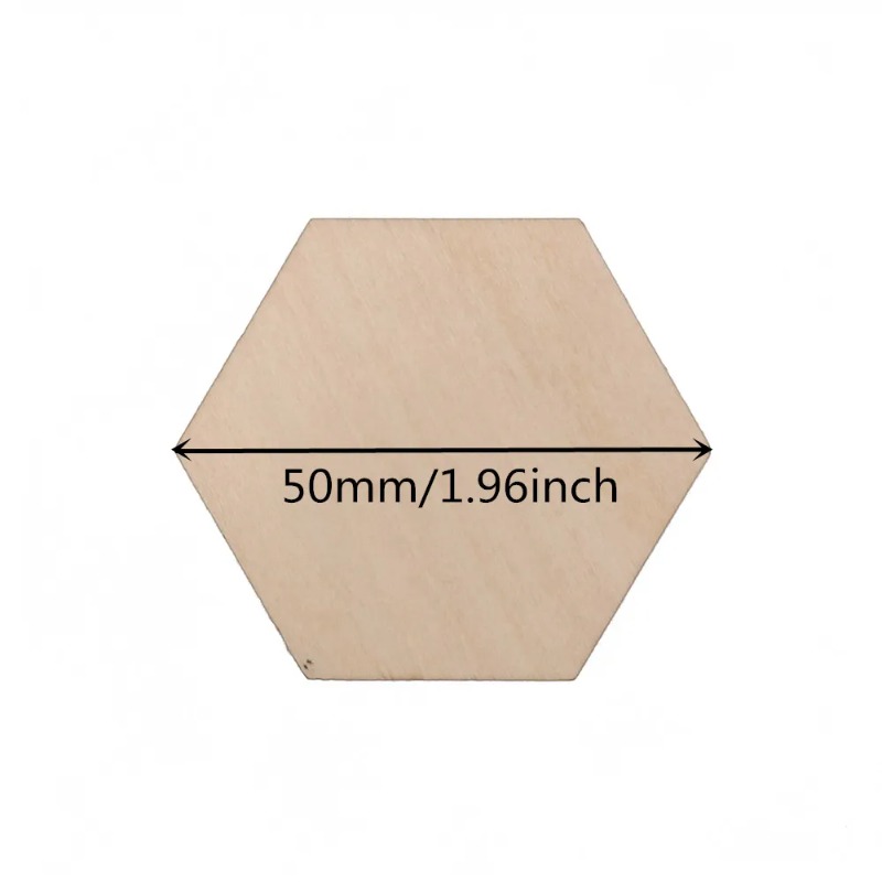 10-120mm Fette vuote esagonali - Craft Embellishment recensione e prezzo
