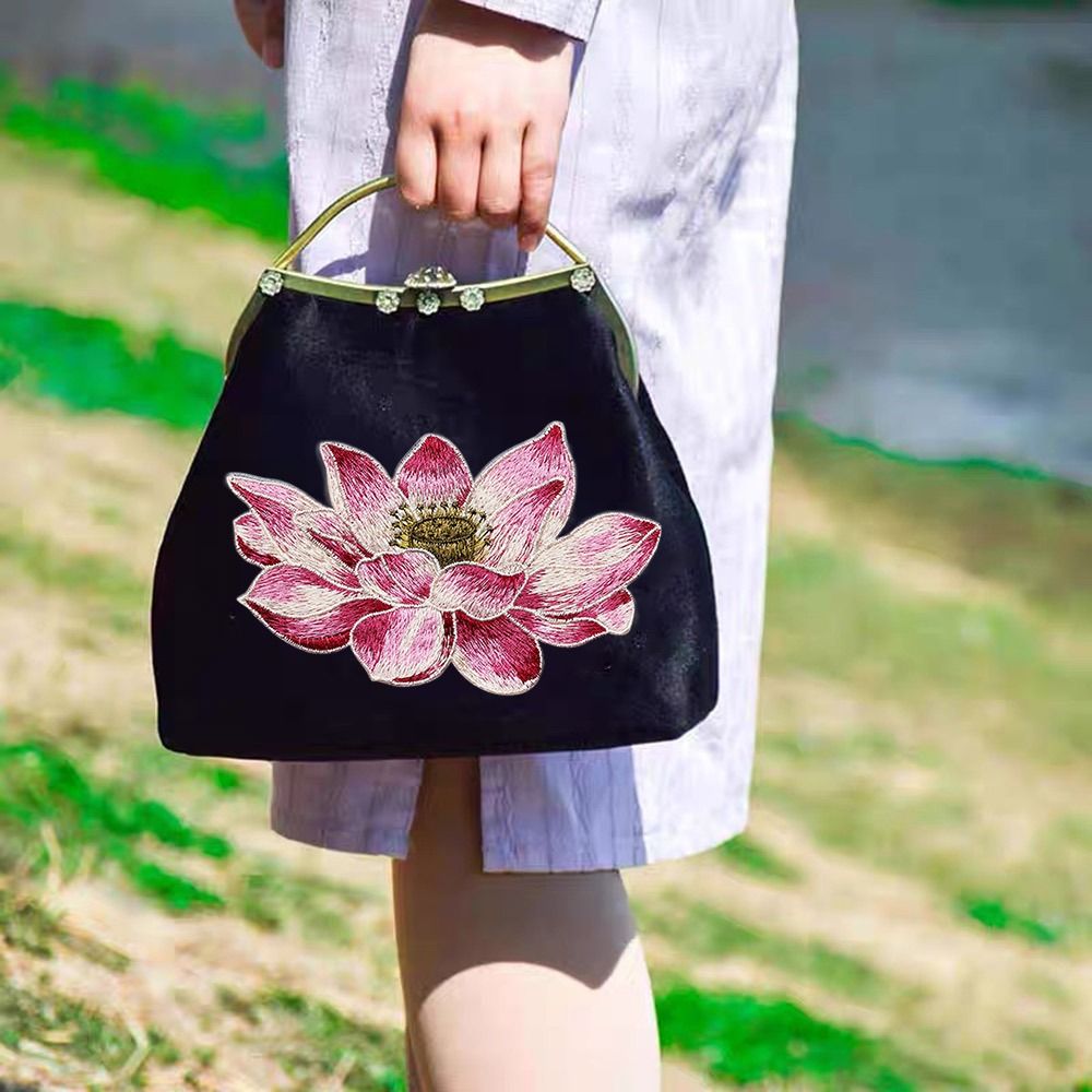 Morbida toppa fiore di loto ri - Applique Patch Flower recensione e prezzo