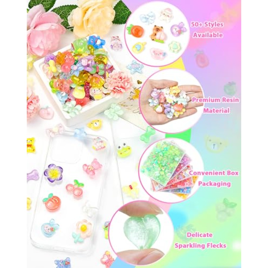 100 Pezzi di Ciondoli Slime Ca - Easter Craft Embellishment Set recensione e prezzo