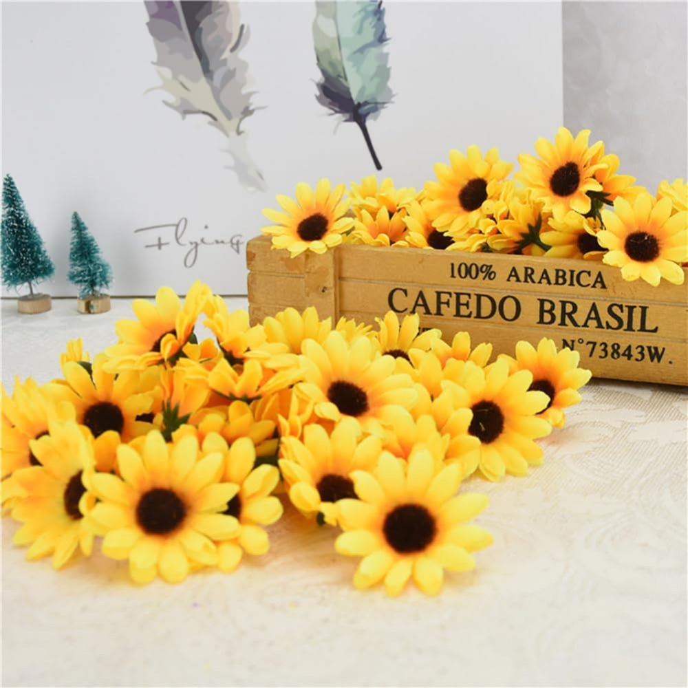 100 Pezzi Mini Girasoli Artifi - Craft Embellishment recensione e prezzo
