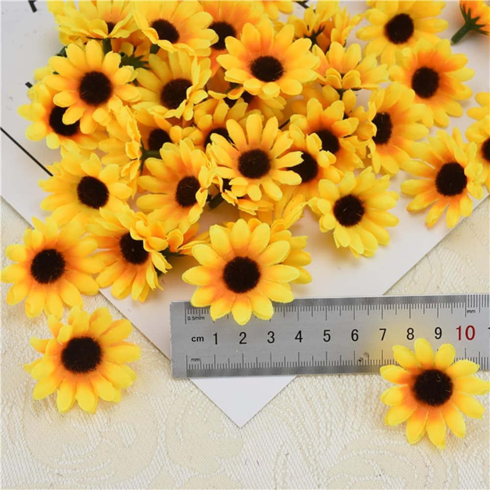100 Pezzi Mini Girasoli Artifi - Craft Embellishment recensione e prezzo