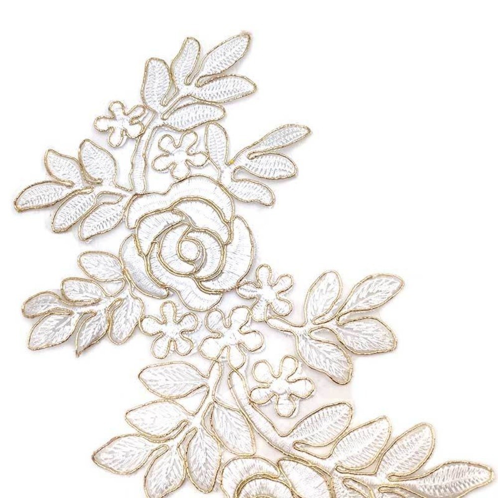 1 Paio di Toppe Ricamate in Fi - Applique Patch Flower recensione e prezzo