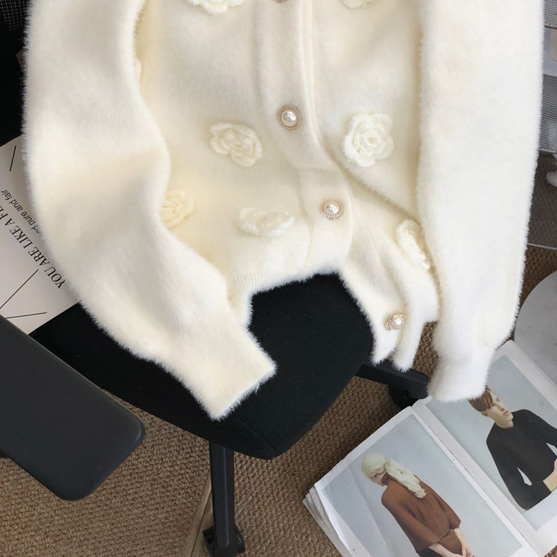 Nuovo maglione bianco Super im - Applique Patch Flower recensione e prezzo